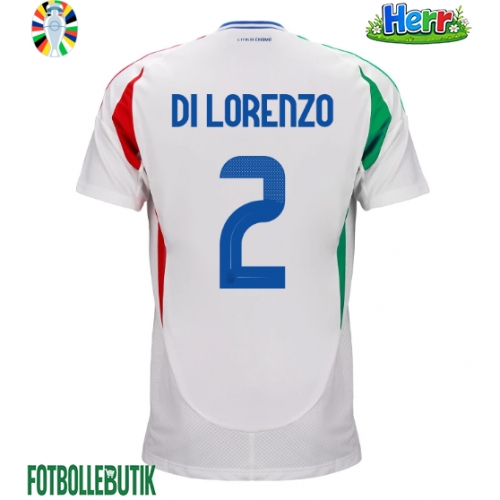 Italien Giovanni Di Lorenzo #2 Bortatröja EM 2024 Kortärmad